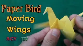 Step by step Paper Flapping Bird | Origami Flapping Bird
