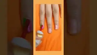 Green and pink nail art 💅#design