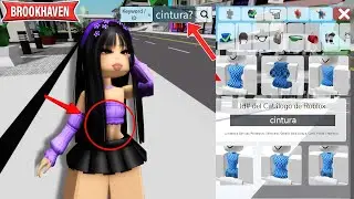 🚨 BROOKHAVEN FREE OUTFIT! 3D Slim Waist + Skin Paty + Chestplate #brookhaven #roblox