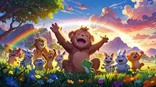 🦁🎶 Colorful Animal Song for Children | Learn Animal Names and Behaviors@Smartbabytv-24 