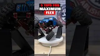 5 tips for MAXIMUM FLEX out of your axial scx24 💪🏻 #shorts