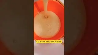 6-7 month baby food texture👆🤔#viralvideo #shortvideo #shorts #trending