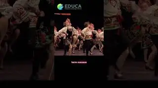 Russian children's folk dance 