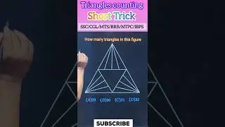 Count Triangles || Logical Reasoning || SSC GD&nbsp;#reasoning