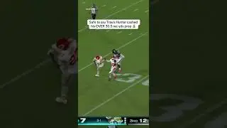 WHAT A CATCH BY TRAVIS HUNTER 🤑 #travishunter #jaguars #chiefs #nfl #mnf