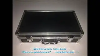 Jewelry Travel Cases made with unique material to PROTECT your jewelry - What's inside? Watch & See