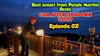 Travel vlog | Anjuna beach | $unset point |Goa after Lockdown| Purple Martini Restorent #goa (EP.02)