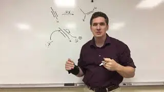 HX addition to alkynes