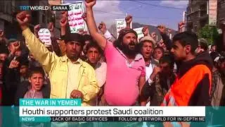 Houthi supporters slam Saudi-led coalition
