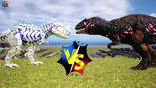 BIONIC Dino 🤖🦾 VS 👿🦠 Corrupted DINO - ARK | ARK Ascended