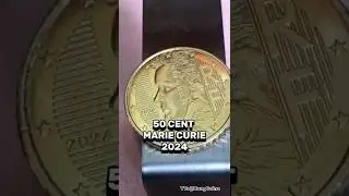 RARE 50 Cent MARIE CURIE 2024 🇫🇷 #coins #50cent #euro #mariecurie #RF #france #frankreich #2024