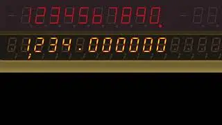 2 calculators with Panaplex Display (1973)