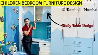 Kids Bedroom Ideas for Small Rooms | Boys & Girls Furniture Designs in Mumbai