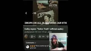 COLBY MYERS- TALKIN' TRUTH  ANOTHER AWESOME TRACK 🖤💜 INDEPENDENT ARTIST REACTS