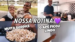 VLOG: ROTINA, PINTURA DO AP&Ecirc;, M&Oacute;VEIS CHEGANDO + VISITAMOS UMA IGREJA