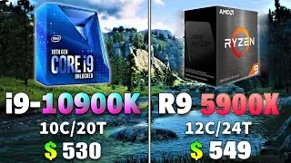 Ryzen 9 5900x vs Intel Core i9 10900k | Zen 3 Benchmark Test