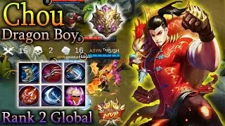 Best Chou Mythic Gameplay & Build- 83% Win rate-  Top 2 Global [ᵀˢR͟͟USH] - Mobile Legends