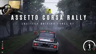 Assetto Corsa Rally - Logitech Driving Force Gt Pc Steering Wheel | Fiat 131 Abarth  🚗