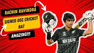 DSC RACHIN RAVINDRA SIGNED CRICKET BAT