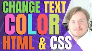 Как изменить цвет текста в HTML и CSS 2021