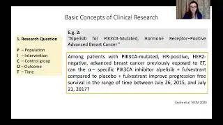 Basic Concepts in Clinical Research by our PPCR TA Julianne Lima