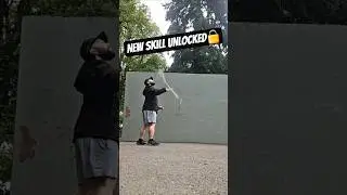 ⚪️🆙️ righty &times; lefty spin ➡️ sidewall catch