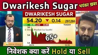 Dwarikesh Sugar share news,kab tak hold rakhe?, Dwarikesh Sugar Share analysis, target 2025