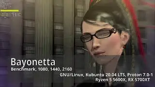 Bayonetta, Proton 7.0-1 Linux , Benchmark