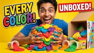 Unboxing Funskool FunDough Ultimate Dough & Tool Kit 🎁 | 10 Color Tubs + Tools for Kids!