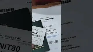Passport submission at VFS #pprrequestcanada #viral #canadaimmigration #workpermitcanada