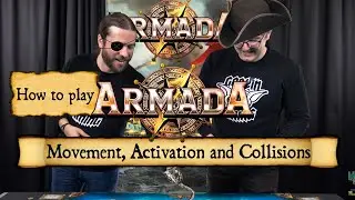 Kings of War Armada - Game mechanics! Movement, Activations and Collisions!