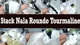 Tourmaline Matrix with Elbaite and Clevelandite on Quartz Stak Nala Roundu Gilgit Baltistan