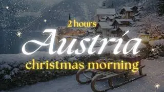 Christmas Morning in Hallstatt, Austria 🎄❄️ Cozy Winter Ambience with Piano Music