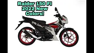 RAIDER 150 FI 2022 NEW COLORS PHILIPPINES