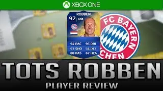 Team Of The Season (TOTS 92) Arjen Robben Player Review + In Game Stats| FIFA 14 Ultimate team