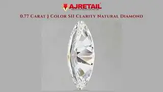💎 0.77 Carat J Color SI1 Clarity Natural Diamond #naturaldiamonds #ajretail