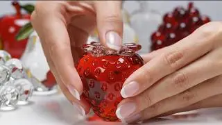 Glass Fruit Crushing ASMR | Shiny Glass Fruits Hand Crush | Ultra Relaxing Sounds