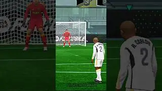 Roberto Carlos free kick😵 #fcmobile #fc24 #gaming #fifa #Fc mobile shorts#vairalshort #robertocarlos