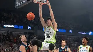 Zhou Qi highlights vs Melbourne United (Round 2, NBL22)