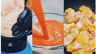 Chicken masala restaurant style 😋 recipe watermelon juice papita Sheikh trending video 📸