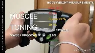 BODY FAT 29.1% AND BMI 26.7 MEASUREMENTS - SD21