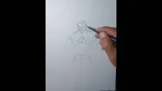 speed art Goku.        #shorts #anime #drawing #art #artforbeginners  #sketch