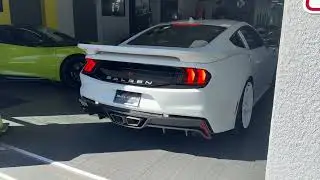 2025 Saleen 302 black label start up and Engine Rev￼
