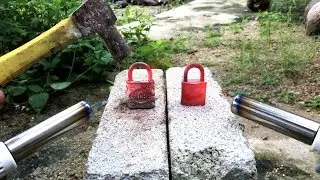 Experiment Gas Torch vs Pad Lock