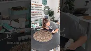 7 hours of mandala painting 🤎✨