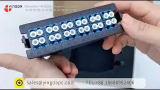 12 Fiber MPO to LC Cable Cassette Modules For Patch Panel Distribution