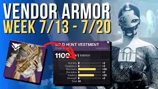 Destiny 2 High Stat Vendor Armor / MUST HAVE WARLOCK CHEST! / Week of 7/13/2021 #Shorts