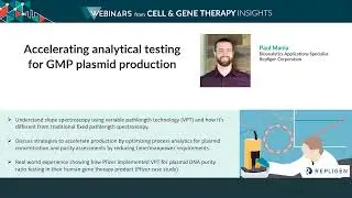 Accelerating Analytical Testing for GMP Plasmid Production | Variable Pathlength Technology (VPT)