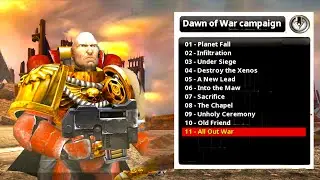 Warhammer 40k: Dawn of War Definitive Edition - FULL Dawn of War Campaign | Gameplay (PC/UHD)