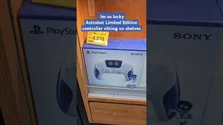 So lucky to find ASTROBOT Limited Edition controller sitting on shelves #astrobot #playstation